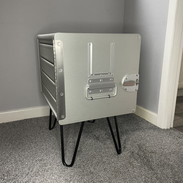 Brand New Galley Box Airline Plane Atlas Storage Side Table Handmade - image 1