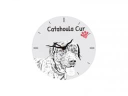 Catahoula Cur, Free Standing Mdf Floor Clock With An Image Of A Dog - thumbnail 1