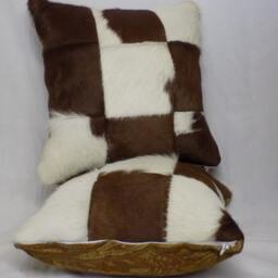Hair-On Patchwork Pillow Pair - thumbnail 2