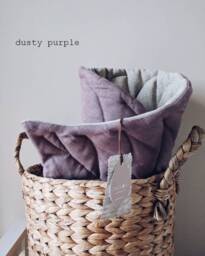 Leaf Play Mat From Natural Linen, Different Colors - Ready2Ship Baby Shower Gift - thumbnail 2
