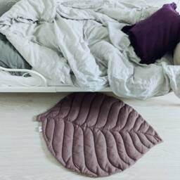 Leaf Play Mat From Natural Linen, Different Colors - Ready2Ship Baby Shower Gift - thumbnail 3