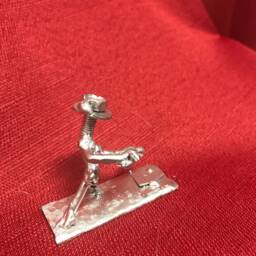 Baseball Player - Metal Art Recycled Figures - thumbnail 3