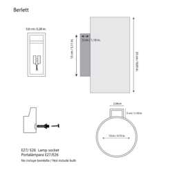 Wall Light Made Of Oak Wood & White Linen Fabric. For Japandi Style Home Lighting Decoration - thumbnail 3