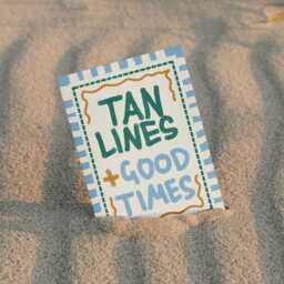 Tan Lines + Good Times Print - Hand-Illustrated Summer Poster - thumbnail 2