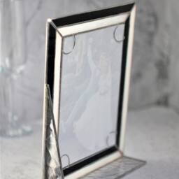 Photo Frame Stained Glass Black & White Minimalism Stylish Home Decor Classic Style - thumbnail 3
