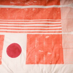Handmade Block Printed Cotton Duvet Cover Set Modern Boho Bedding - thumbnail 2