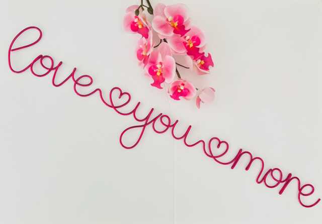 Love You More Wire Wall Sign - Hallway Home Decor - image 1