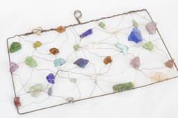 Mixed Media Wire Art Wall Sculpture By Louise Nilsson Modern Ooak Home Decor Gift - thumbnail 1