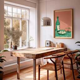 Soju Bottle Poster, Korean Still Life Print, Kitchen Wall Art - thumbnail 4