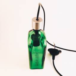 Beautiful Pendant Light Fixture Made From Jagermeister Bottle - thumbnail 4