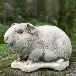 Concrete Guinea Pig Statue Stone Animal Decoration Outdoor Sculpture Garden Farm Ornament Pig Lover Gift Farm Yard Art - thumbnail 1