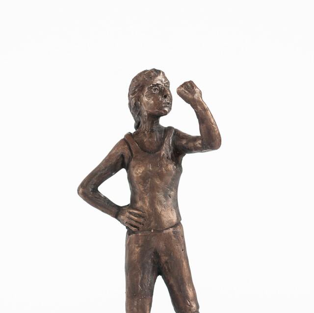 She Can Bronze Sculpture - image 1