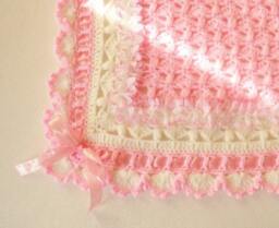 PDF Pattern Crochet Baby Blanket Girl A Cotton Candy Treat Afghan Original Design - thumbnail 4