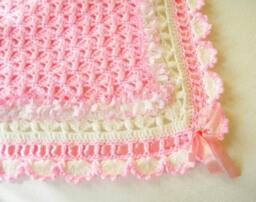 PDF Pattern Crochet Baby Blanket Girl A Cotton Candy Treat Afghan Original Design - thumbnail 3