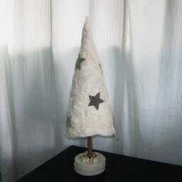 Felted Christmas Tree Stars Art - thumbnail 2