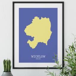 Wicklow Map Print, Modern Irish Wall Art - thumbnail 4