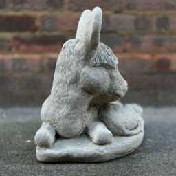 Outdoor Donkey Family Statue Stone Farm Animal Sculpture Set Concrete & Foal Decoration Garden Ornament Handmade Figurines - thumbnail 2