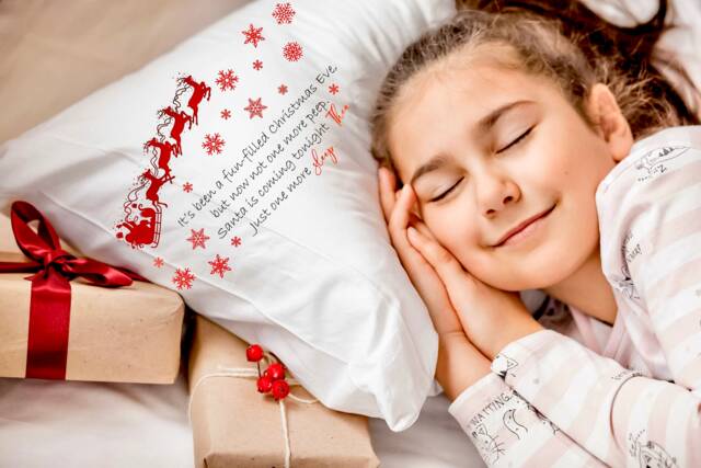 Christmas Eve Personalised Pillow Case - One More Sleep
