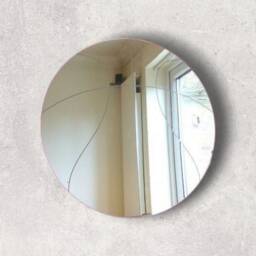 Basketball Acrylic Mirror Wall Art Etched Detail, Personalised Engraving - thumbnail 3