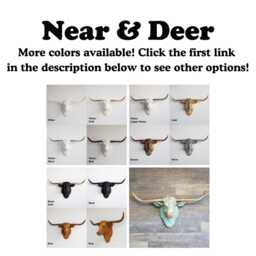 Faux Taxidermy Texas Longhorn Head Wall Mount - Decor Silver Tlh1010 - thumbnail 3