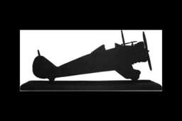 Boeing P-26 Peashooter Wood Airplane Silhouette - Vintage Wwi Aircraft Decor - Trf2 - thumbnail 1