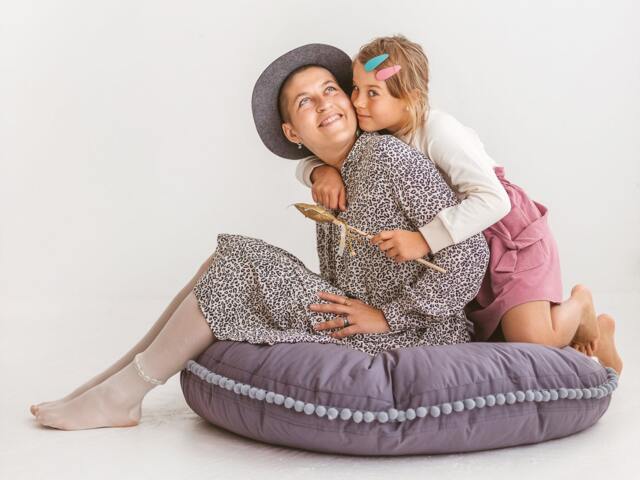 Floor Pillow Kids, Round Pillow, Cushion Seating, Large Pom Play Pillow, Reading Nook Cushion, Floor Tent - image 1