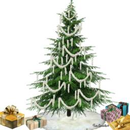 All I Want Fur Christmas - Soft Premium Faux Garland Swag Fireplace Mantles Trees Bannister's Holiday Decor - thumbnail 1