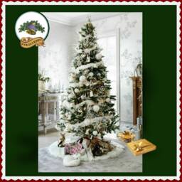 All I Want Fur Christmas - Soft Premium Faux Garland Swag Fireplace Mantles Trees Bannister's Holiday Decor - thumbnail 3