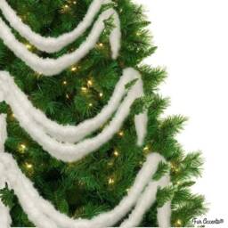 All I Want Fur Christmas - Soft Premium Faux Garland Swag Fireplace Mantles Trees Bannister's Holiday Decor - thumbnail 4