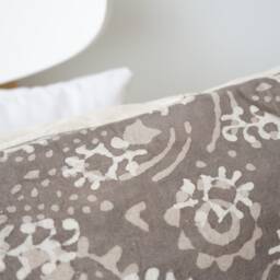 Bohemian Dot Block Print Mudcloth Hmong Pillow Case - thumbnail 3
