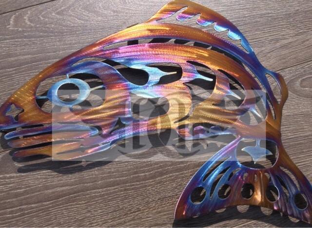 West Coast Style Salmon Metal Art Wall Decor - image 1