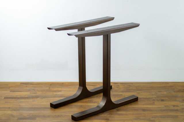 "Modern Steel Table Legs - Dining Base, W 28"" H 28" - image 1