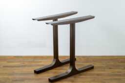 "Modern Steel Table Legs - Dining Base, W 28"" H 28"