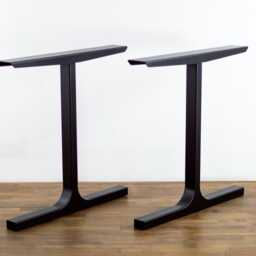 "Modern Steel Table Legs - Dining Base, W 28"" H 28" - thumbnail 3