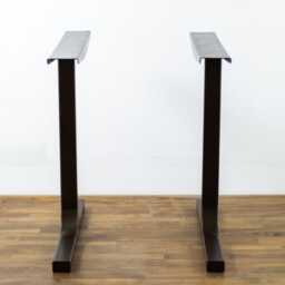 "Modern Steel Table Legs - Dining Base, W 28"" H 28" - thumbnail 4