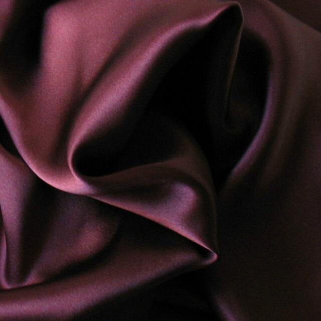 Dark Plum Charmeuse Satin Pillowcase, Standard, Queen, King