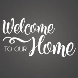 Welcome To Our Home, Vinyl Wall Decal, Entryway Decor, Welcome Sign, Family New Home Gift, Easy Apply - thumbnail 3