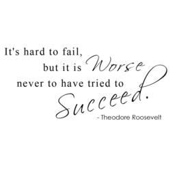 Motivational Vinyl Decal Theodore Roosevelt Quotes Office Bedroom Wall Stickers - 030 - thumbnail 3