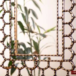 "Gold Rectangle Wall Mirror Decorative 23.6x17.7In ""Radiant Gold" - thumbnail 3