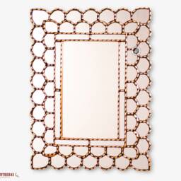 "Gold Rectangle Wall Mirror Decorative 23.6x17.7In ""Radiant Gold" - thumbnail 2