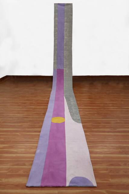 Lavender Purple Runner Hallway Stair Cotton Balcony Custom Rug Kitchen Handmade Home Decor 2x10 3x15 4x20 Ft - image 1