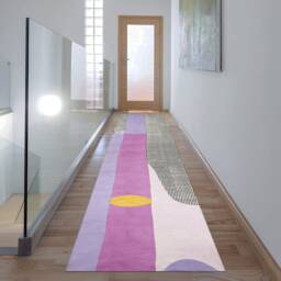 Lavender Purple Runner Hallway Stair Cotton Balcony Custom Rug Kitchen Handmade Home Decor 2x10 3x15 4x20 Ft - thumbnail 2