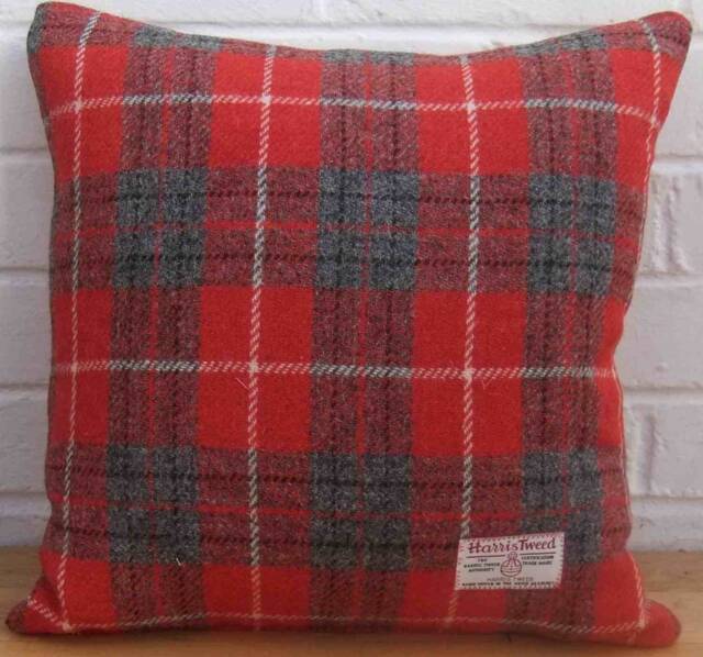 Authentic Harris Tweed Fabric Cushion Cover 100% Wool - 16In X & 18In Ref Cc236