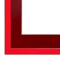 Post Box Red 20mm Picture, Photo, Poster Frame With Mount - thumbnail 2
