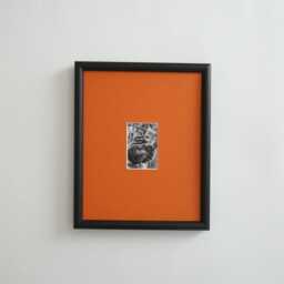 11x14 Open Grain Black Picture Frame Color Mat Center Opening 2x3 4x6 5x7 Photo - thumbnail 4