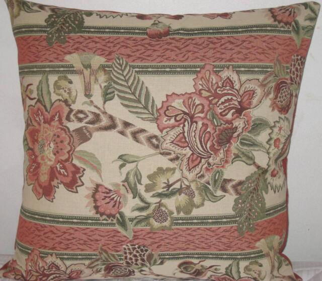 "Floral Decorative Pillow Cover-In 24""x24" - image 1