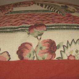 "Floral Decorative Pillow Cover-In 24""x24" - thumbnail 3