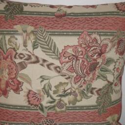 "Floral Decorative Pillow Cover-In 24""x24" - thumbnail 2