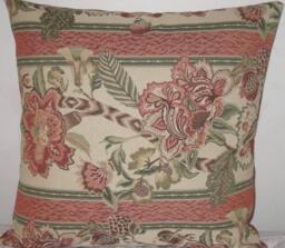 "Floral Decorative Pillow Cover-In 24""x24" - thumbnail 1