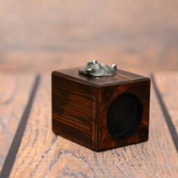 Akita Inu - Wooden Candlestick With Dog, Souvenir, Decoration, Limited Edition, Collection - thumbnail 3